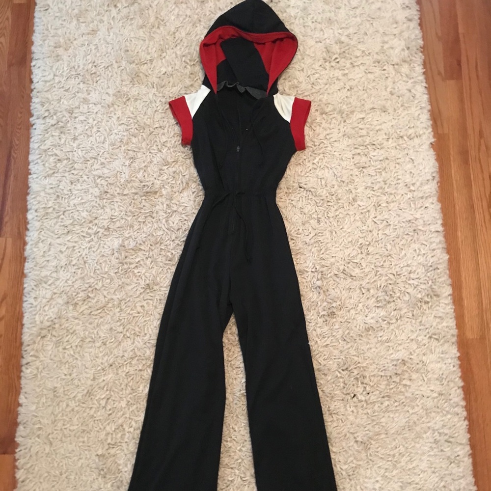Retro Romper with hood